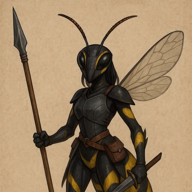 A Kreenari Vespid of Teramyth